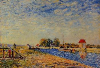 Alfred Sisley : The Loing Canal